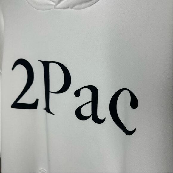 INTERSCOPE x FRAGMENT 2PAC Light Khaki Hoodie NEW in XL - Picture 11 of 11